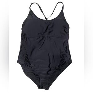 NWT! Plus Size Black One Piece Swimsuit
